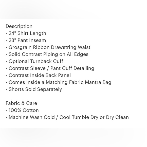 Gretchen Scott Designs Green Flora Floral Pajama Set NWT $130 - Picture 4 of 4